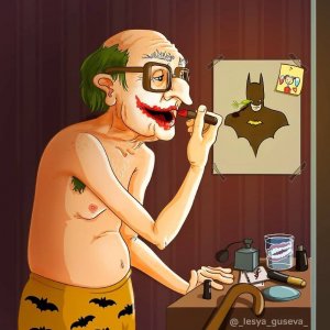 fasdapsicanalise.com.br - Artista cria série hilária de ilustrações que mostra como seriam os personagens se eles envelhecessem