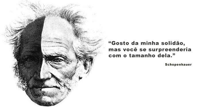 Quem não ama a solidão, não ama a liberdade – Arthur Schopenhauer